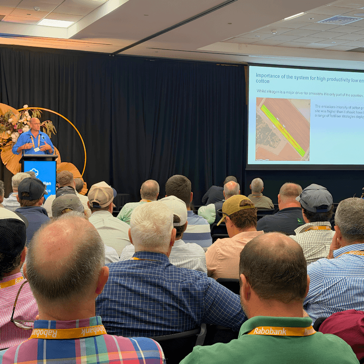 Ruminati Strategy and Growth Manager Kara Hurry attends the Cotton Australia Cotton Conference 2026