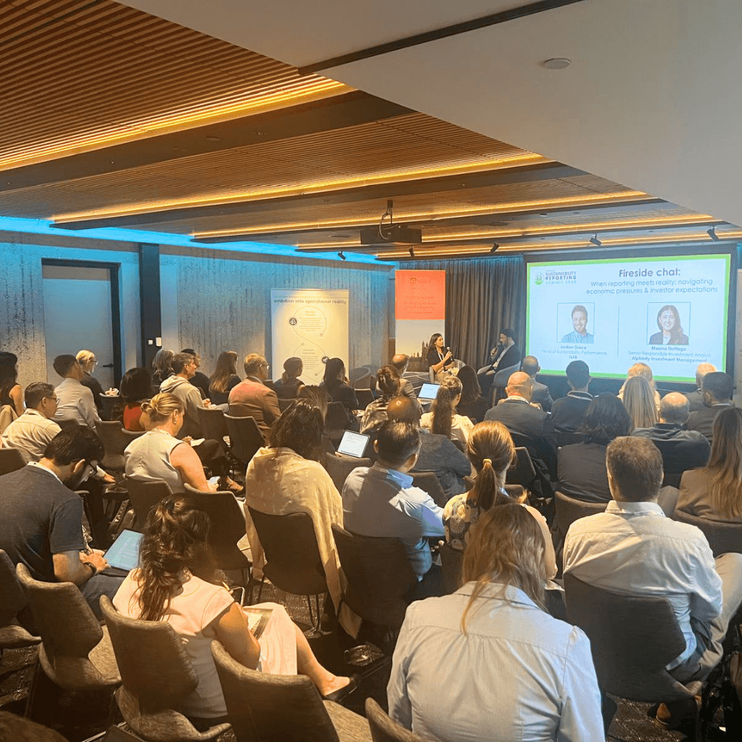 Ruminati COO Will Onus attends the Sustainability Reporting Summit to support businesses required to report on Scope 3 emissions.